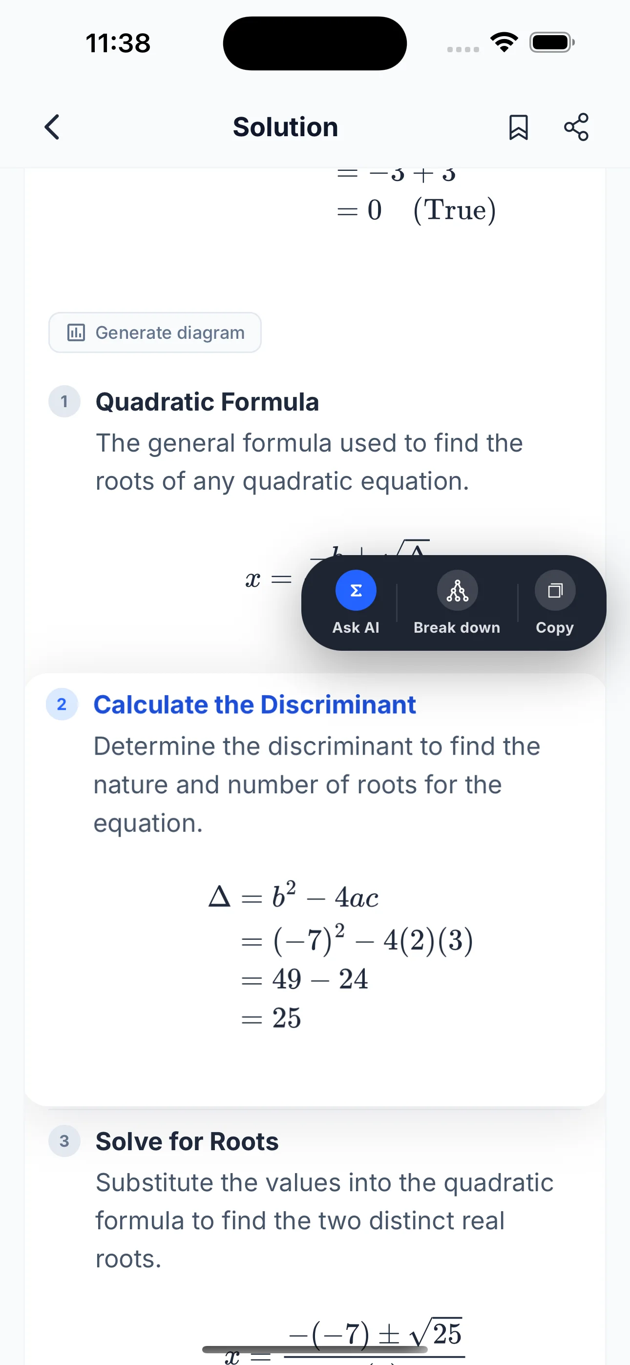 Zupiq solution screen